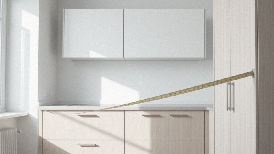 What standard dimensions should be used for cabinet design?