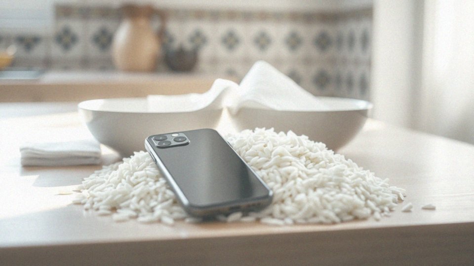 Jak skutecznie osuszyć zalany telefon?