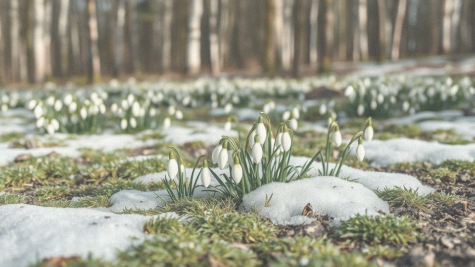 Co wyróżnia przebiśnieg jako zwiastun wiosny?