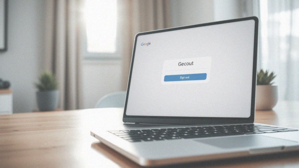 Jak potwierdzić zamiar wylogowania z konta Google?