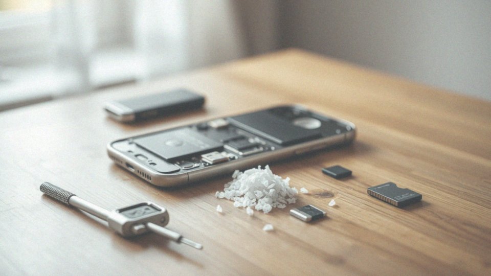 Jakie są pierwsze kroki po zalaniu telefonu?