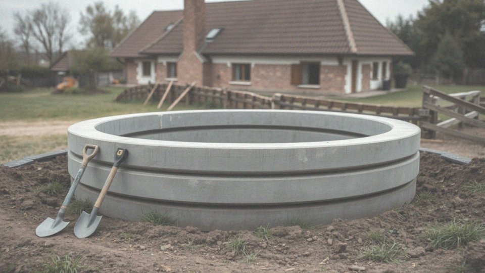 Co wchodzi w skład konstrukcji szamba okrągłego?